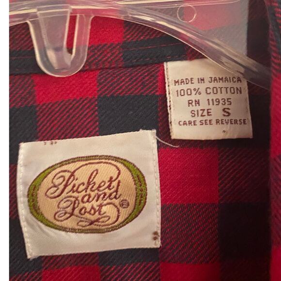 Picket and Post Long Sleeve Button Up Shirt Size S - Picture 3 of 3